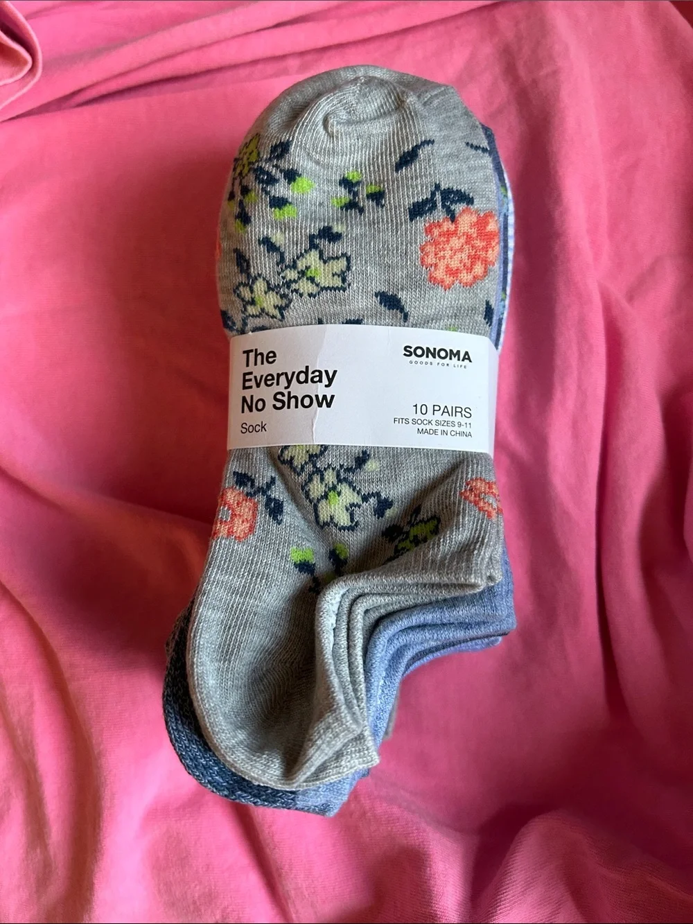 NWT Women’s Sonoma 10 Pack No-Show Socks